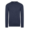 Ronde hals Blauw Mêlee