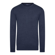 Ronde hals Blauw Mêlee